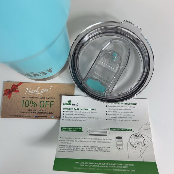 Beast NEW‎ 30 oz Tumbler Stainless Steel Insulated Hot Cold Blue Straws Brush - Picture 2 of 6